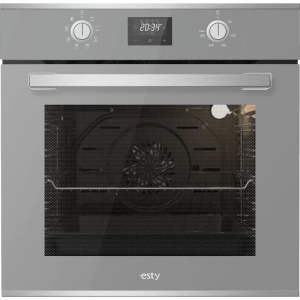 Esty AEF6605S01 - ACO5335S01 - 3471 Gri Cam Ankastre Set - Görsel 4